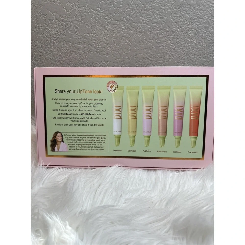 $44 🌙 Pixi by Petra LipTone pH Reacting Lip Gloss 6 Piece Complete Set NEW